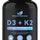 Vitamina D3 200UI + Vitaminas K2 65mcg (MK-7) 1 Pote com 30 Cápsula de 480mg
