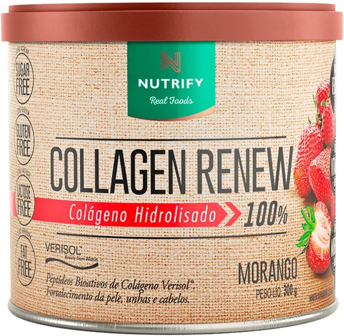 Collagen Renew Verisol (300g) - Morango, Nutrify