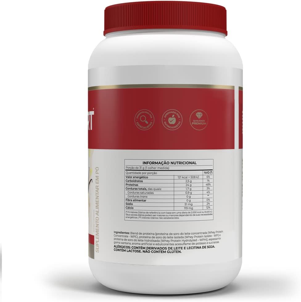 Vitafor Whey Fort 3W 900g - Baunilha