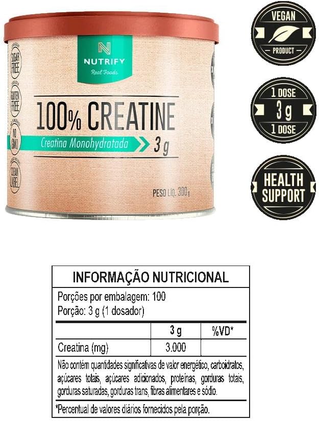 Creatine 100% Nutrify
